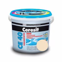 CERESIT CE 40 aquastatic Композиция для заполнения швов, НВ жасмин (40) (Беларусь) 2 кг