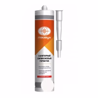 Герметик силиконовый санитарный Тайфун Мастер 001 Белый 280мл. Польша