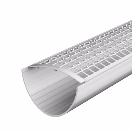 Решетка желоба защитная ТехноНиколь ПВХ, белый, 0.6м.п.