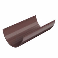 Желоб ТехноНиколь ПВХ, коричневый, глянец, 1.5м.