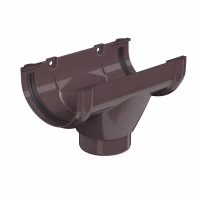 Воронка желоба ТехноНиколь Оптима (D120/80), темно-коричневый