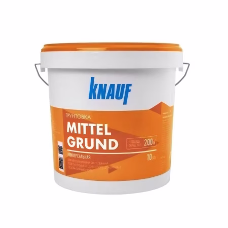Грунтовка Knauf Миттельгрунд универсальная концентрат (1:5), 10кг. РФ