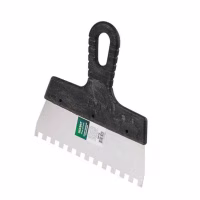 Шпатель фасад. зубчат. нерж.  300мм зуб 6х6 ВОЛАТ, арт.35050-3006 (Россия)