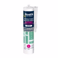 Герметик акриловый Bostik Perfect Seal Шпаклевочный белый 280 мл. РФ