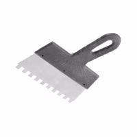 Шпатель фасад. зубчат. нерж. 200мм зуб 10х10 (ST1004-2001), STARTUL MASTER