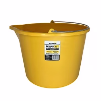 Ведро строительное ударопрочное 20 л. (Желтый), РФ