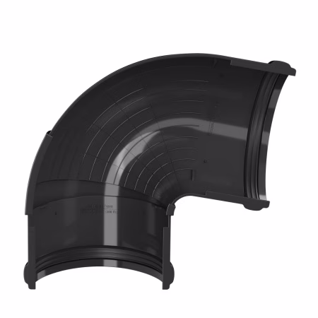 Угол желоба регулируемый 90°-150° ТехноНиколь ПВХ, черный