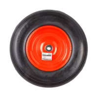 Колесо полиурет. 4.00-8" (подшипн. усил. ф35x16 мм, для оси 16x60мм) (WB-P208)