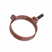 Хомут трубы универсальный ТехноНиколь ПВХ L=140мм, красный