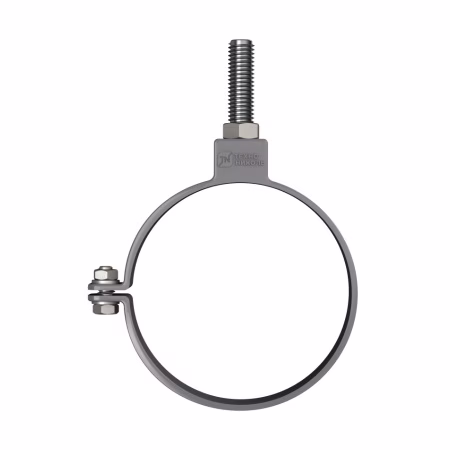 Хомут трубы универсальный ТехноНиколь ПВХ L=140мм, серый