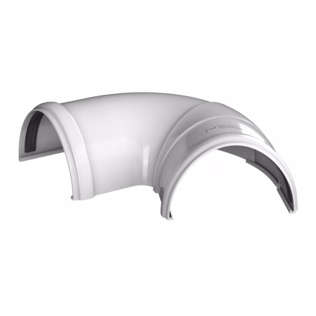 Угол желоба регулируемый 90°-150° ТехноНиколь ПВХ, белый