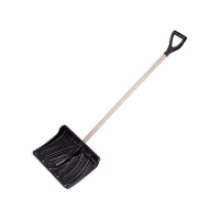 Лопата снеговая пластм. 465х340мм с дер.черенком STARTUL MASTER (ST9056-9)