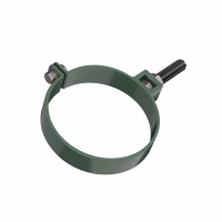 Хомут трубы универсальный ТехноНиколь ПВХ L=140мм, зеленый