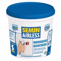 Шпатлёвка финишная SEMIN AIRLESS BOSS (синяя крышка). 20 кг. РФ