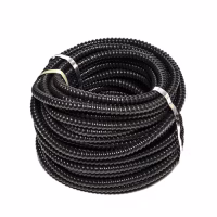 Металлорукав оцинкованный с протяжкой РЗЦ-ПВХ. Диаметр 15мм. РБ