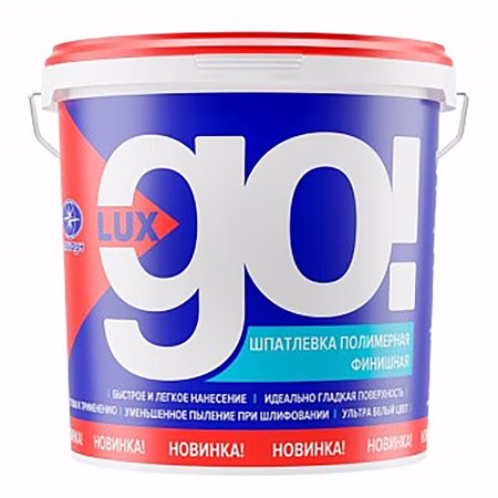 Шпатлевка Lux Go готовая финишная полимерная, 5 кг.  РБ