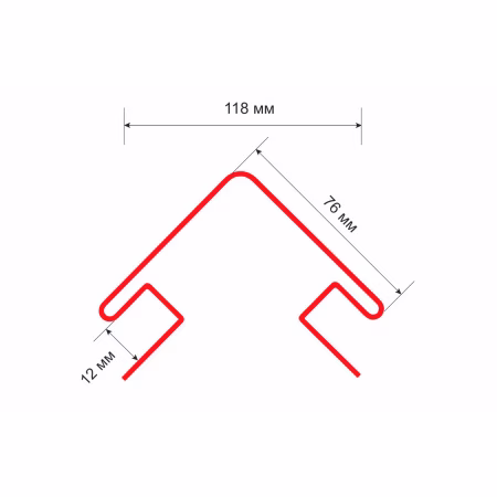 Угол наружный 75° ТехноНиколь Оптима, эдельвейс, 3м.