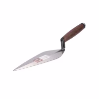 Кельма большая кованная д/кладки типа лондон 279 мм кожа VINTAGE /026279F-LSH/ Olejnik