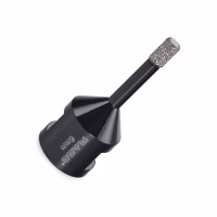 Коронка алмазная d10 мм по керамике Vira для УШМ М14. Китай (559534)