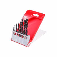 Набор сверл по дереву 8 шт, 3-10мм, Wortex (WDBS3010W10811)