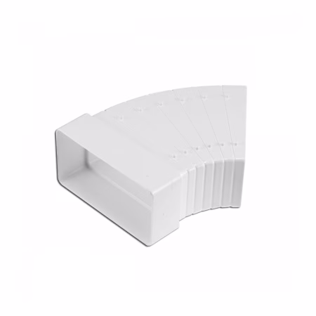 Колено угловое для плоских каналов 60х204мм (620КРП)