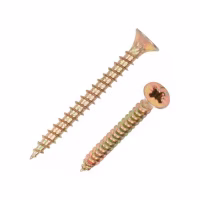 Саморез 3,5х35мм (200 шт) универсальный желтый цинк STARFIX. Китай