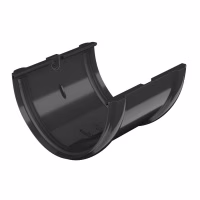 Соединитель желоба ТехноНиколь ПВХ, черный