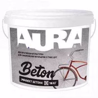 Штукатурка декоративная Aura Dekor «Beton» 0.2мм, серая 16кг, РБ