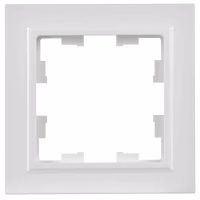 Рамка 1-местная IEK BRITE РУ-1-БрЧ белый (BR-M12-K01), Китай