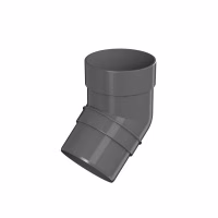 Колено трубы 135° ТехноНиколь Оптима (D120/80), серый