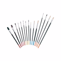 Набор художественных кистей, нат. щетина, 15 шт ColorExpert РФ (82615050)