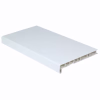 Подоконник LOYAL ПВХ белый стандарт с заглушкой. Ширина 200мм. Длина 1400мм. РФ