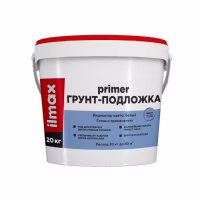 Грунт - краска Ilmax ready primer "Подложка" в/д белая, 20 кг. РБ .