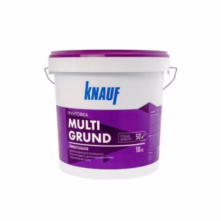 Грунтовка Knauf Мультигрунд для впитывающих оснований, 10кг. РБ 