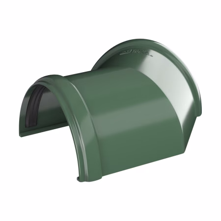 Угол желоба 135° ТехноНиколь ПВХ, зеленый