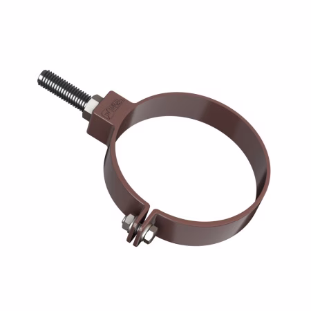 Хомут трубы универсальный ТехноНиколь ПВХ L=140мм, коричневый