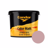 Краска в/д акриловая Condor Color Matt С075 пудровый розовый, 2.5л/3.4 кг. РБ