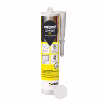 Vetonit comfort sil цветной силиконовый герметик 06 серый 280 мл РФ