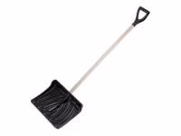 Лопата снеговая пластм. 500х375мм с дер.черенком STARTUL MASTER (ST9056-6)