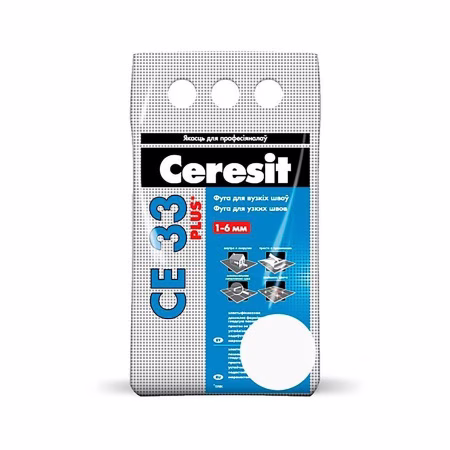 CERESIT CE 33 super Композиция для заполнения швов,НВ белая (01) (Беларусь) 5 кг
