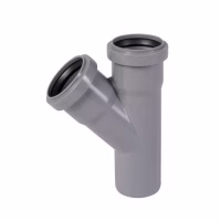 Тройник ПП 45° d50х50мм OSTENDORF для внутренней канализации