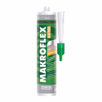 Герметик силиконовый универсальный Makroflex-AX 104 Белый 300мл. Германия