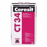 CERESIT CT 34 Шпатлевка белая цементная, 25кг РБ 1 под. = 36 шт.