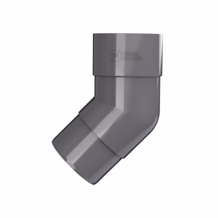 Колено трубы 108° ТехноНиколь ПВХ, серый