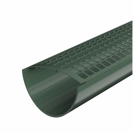 Решетка желоба защитная ТехноНиколь ПВХ, зеленый, 0.6м.п.