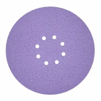 Круг шлифовальный БАЗ Purple line под липучку D225 P80 8отв. РФ.
