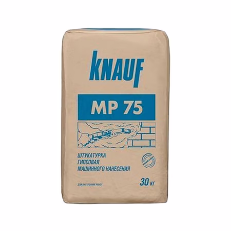 Штукатурка МП-75 гипсовая машинного нанесения, 30кг. Knauf РБ 