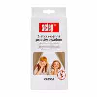 Сетка для окон, антимоскитная 210х100см черная Scley. Китай