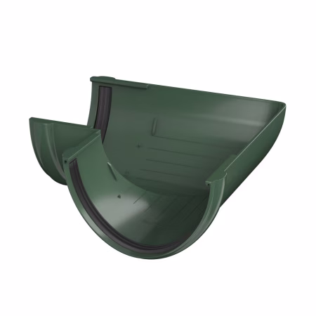 Угол желоба 90° ТехноНиколь ПВХ, зеленый