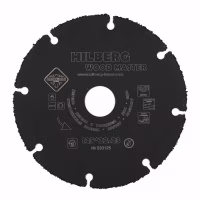 Диск алмазный 125*22,23мм. По дереву Hilberg Super Wood. Китай. (530125)